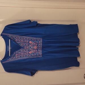 Woman within shirt